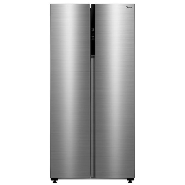 Midea MDRS619FIE46 83.5Cm 460L Frost Free Fridge Freezer - Stainless Steel