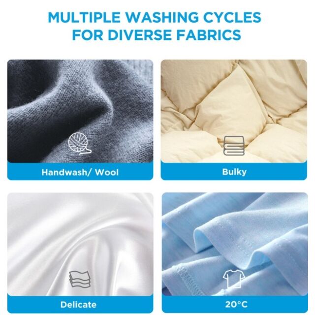 Midea MF110W100BA10WU 10Kg 1400 Spin Washing Machine - White