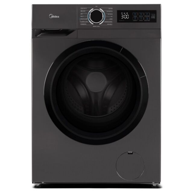 Midea MF110W80BA10TUK 8Kg 1400 Spin Washing Machine - Graphite