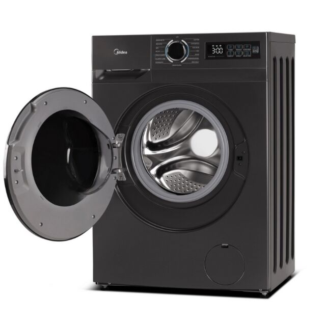 Midea MF110W80BA10TUK 8Kg 1400 Spin Washing Machine - Graphite