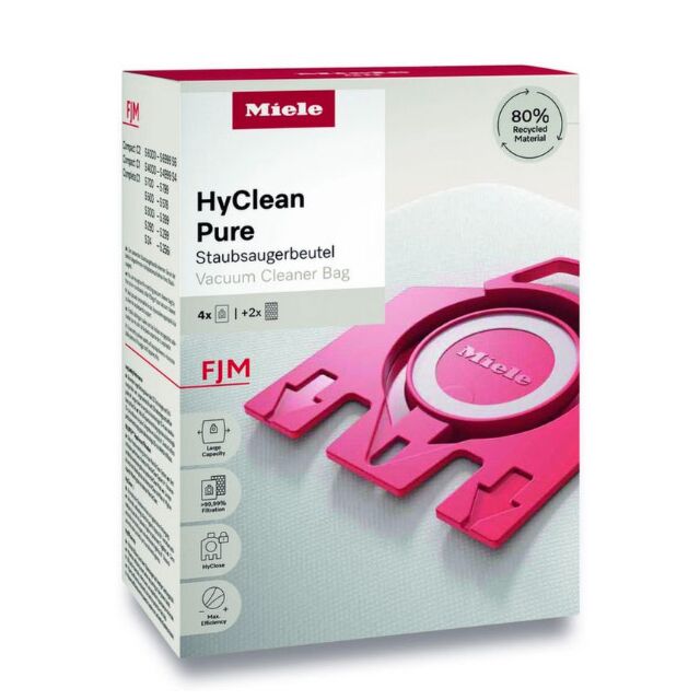 Miele FJMHYCLEANPURE Vacuum cleaner Bags - 4 Pack