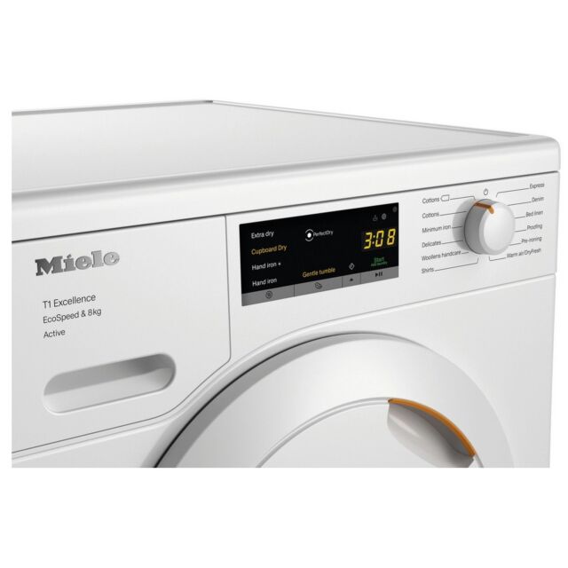 Miele TEA525 WP Tea525 8Kg Heat Pump Tumble Dryer - White