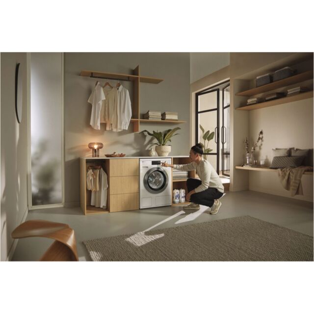 Miele WEG885 WCS 9Kg 1400 Spin Washing Machine - Lotus White
