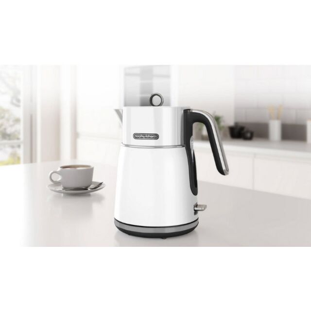 Morphy Richards 100704 1.5 Litres Signature Matt Jug Kettle - Moonlight White