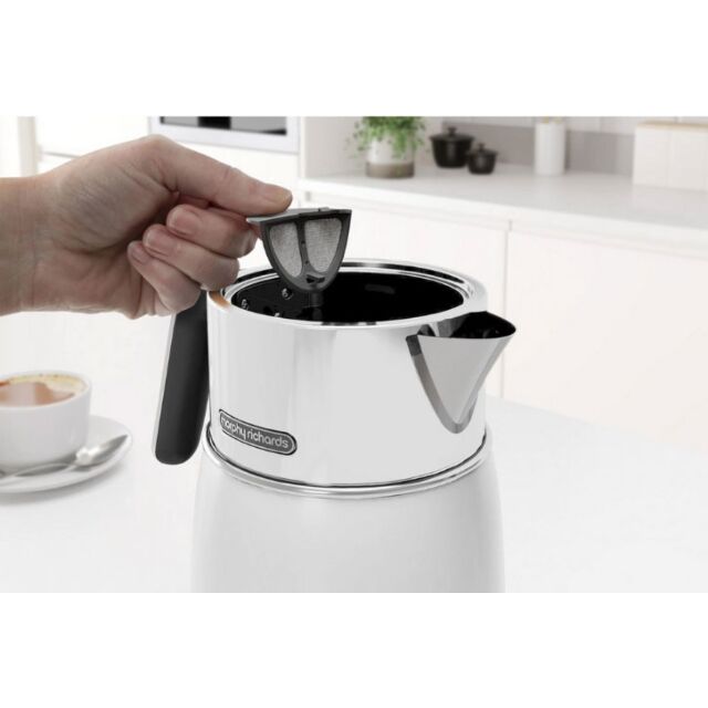 Morphy Richards 100704 1.5 Litres Signature Matt Jug Kettle - Moonlight White