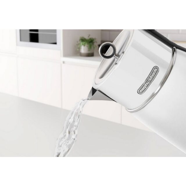 Morphy Richards 100704 1.5 Litres Signature Matt Jug Kettle - Moonlight White