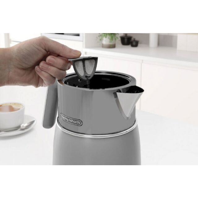 Morphy Richards 100705 1.5 Litres Signature Matt Jug Kettle - Grey
