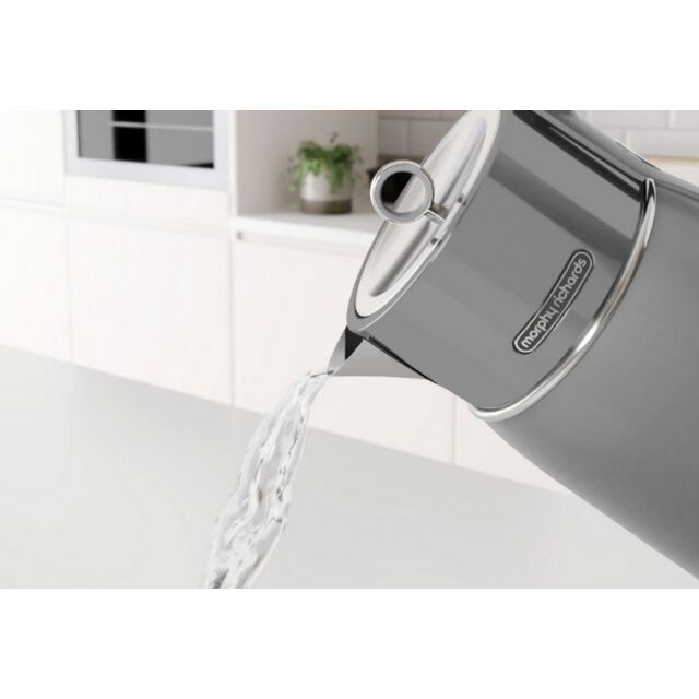 Morphy Richards 100705 1.5 Litres Signature Matt Jug Kettle - Grey