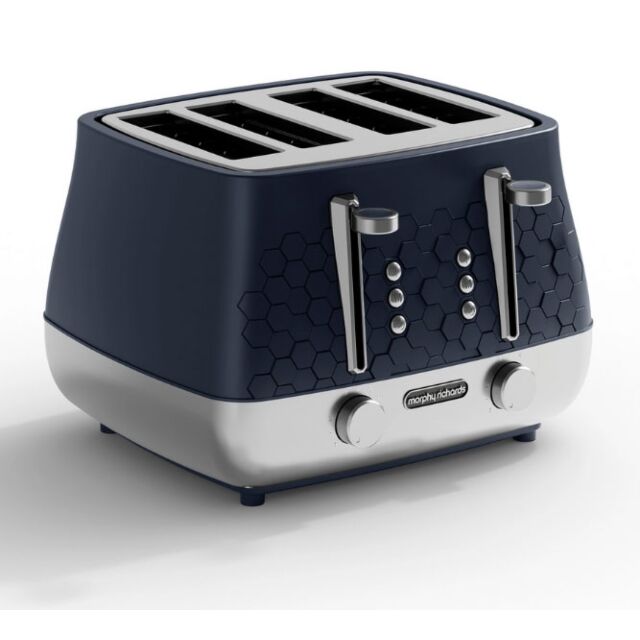 Morphy Richards 243021 Cassini 4-Slice Toaster Outer Space - Blue