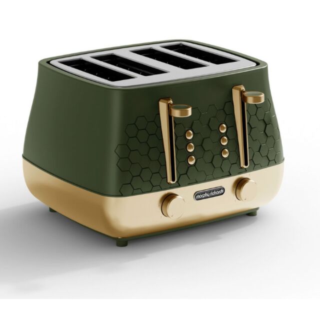 Morphy Richards 243022 Cassini 4-Slice Toaster Olivine - Green
