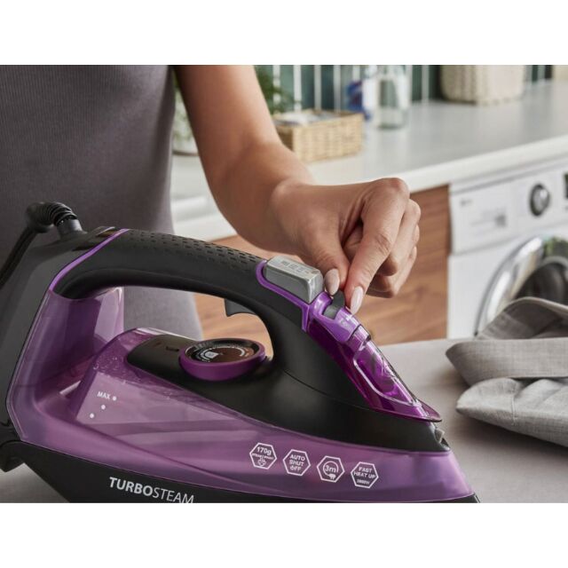 Morphy Richards 303140 Turbosteam 2800W Steam Iron - Purple