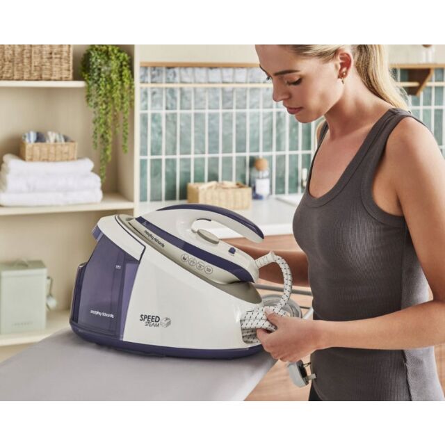 Morphy Richards 333202 Speed Steam 3000W Steam Generator - Purple