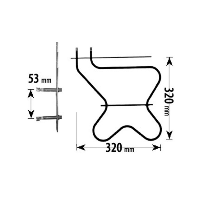 Nardi NARR2100011 Element Lower 230V-1000W