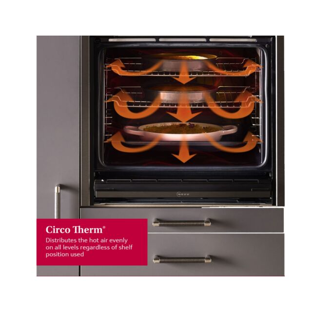 Neff B1ACE4AG3BN 50, Built-in oven, 60 x 60 cm, Graphite-Grey