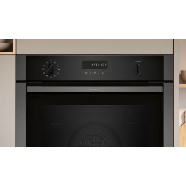 Neff B2ACH7AG7B N 50, Built-in oven, 60 x 60 cm, Graphite-Grey, Pyrolytic Self Cleaning Oven