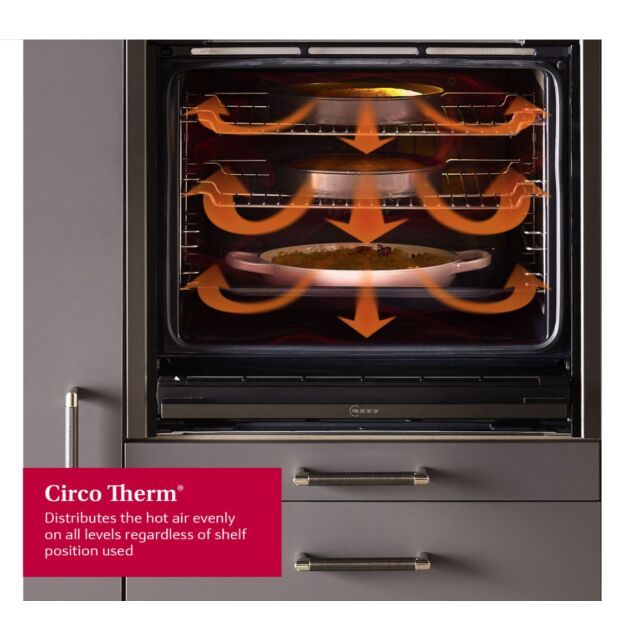 Neff B2ACH7AG7B N 50, Built-in oven, 60 x 60 cm, Graphite-Grey, Pyrolytic Self Cleaning Oven