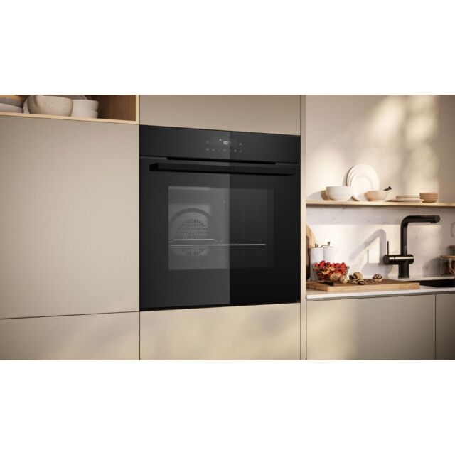 Neff B2CCJ7AK0B N 30, Built-In Oven, 60 X 60 Cm, Black, Pyrolytic Oven