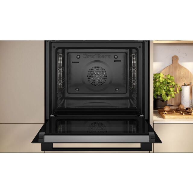 Neff B2CCJ7AK0B N 30, Built-In Oven, 60 X 60 Cm, Black, Pyrolytic Oven