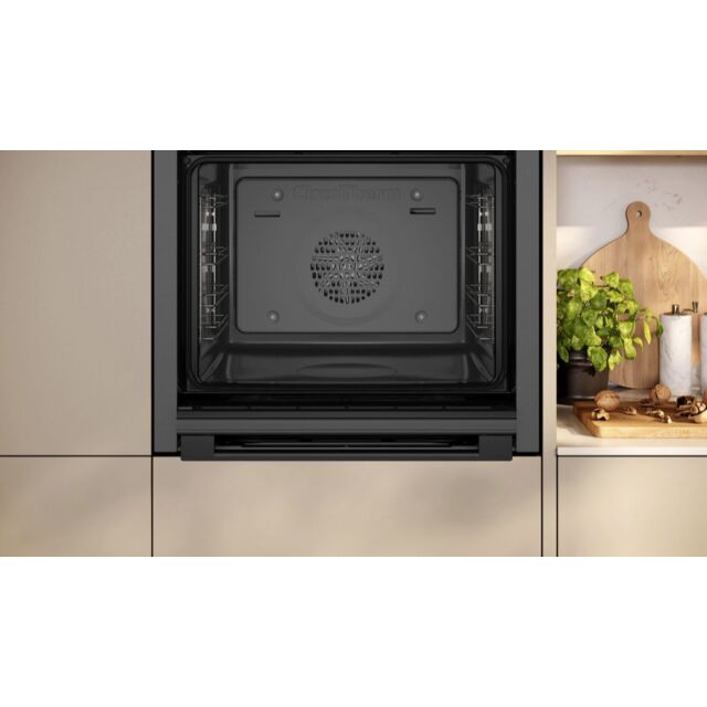 Neff B3ACE4AG3B N 50, Built-in oven, 60 x 60 cm, Graphite-Grey, Slide & Hide