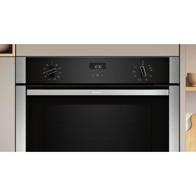 Neff B3ACE4AN3B N 50, Built-in oven, 60 x 60 cm, Stainless steel, Slide & Hide