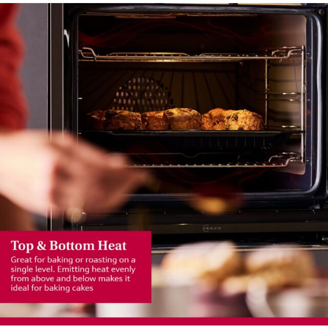 Neff B3ACE4AN3B N 50, Built-in oven, 60 x 60 cm, Stainless steel, Slide & Hide