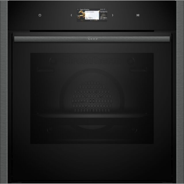 Neff B64CS71G0B N 90, Built-in oven, 60 x 60 cm, Graphite-Grey, Slide & Hide, Pyrolytic Oven