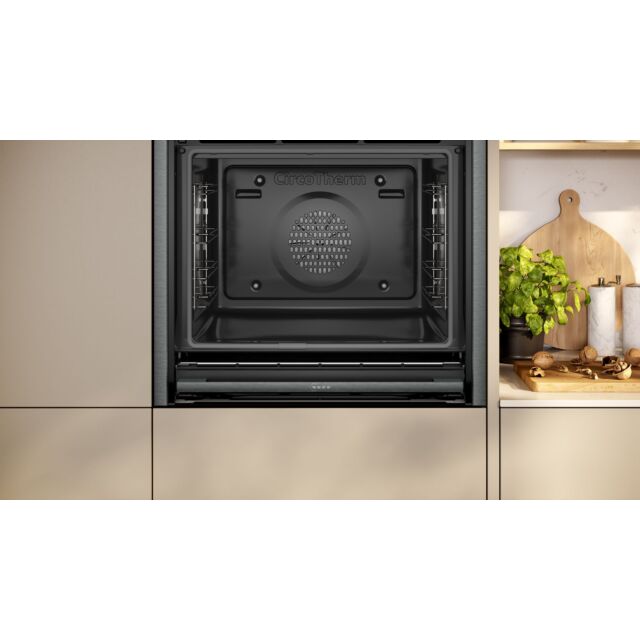 Neff B64CS71G0B N 90, Built-in oven, 60 x 60 cm, Graphite-Grey, Slide & Hide, Pyrolytic Oven