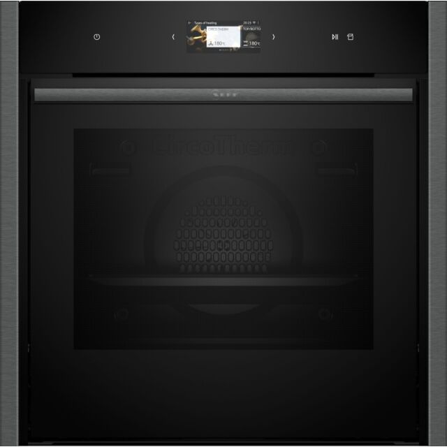 Neff B64FS31G0B N 90, Built-in oven with steam function, 60 x 60 cm, Graphite-Grey, Slide & Hide