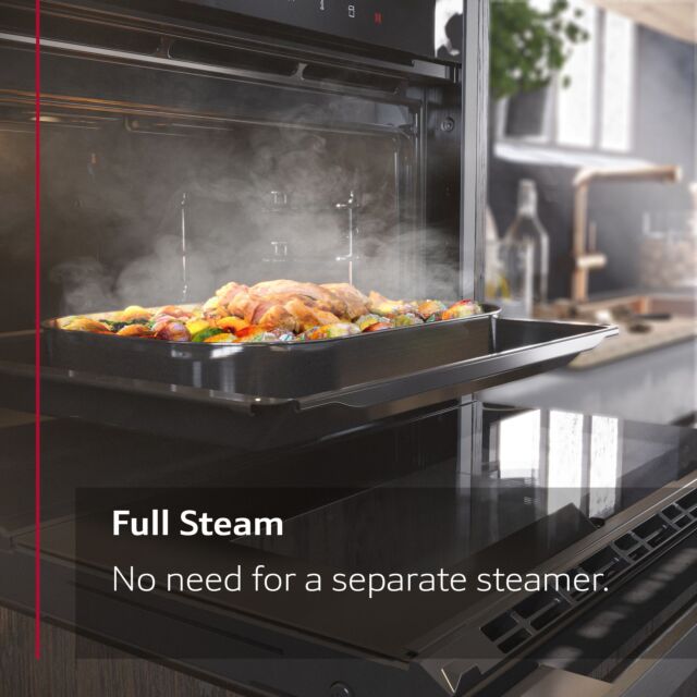 Neff B64FS31G0B N 90, Built-in oven with steam function, 60 x 60 cm, Graphite-Grey, Slide & Hide