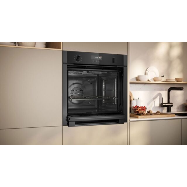 Neff B6ACH7AG7B N 50, Built-in oven, 60 x 60 cm, Graphite-Grey, Slide & Hide, Pyrolytic Oven