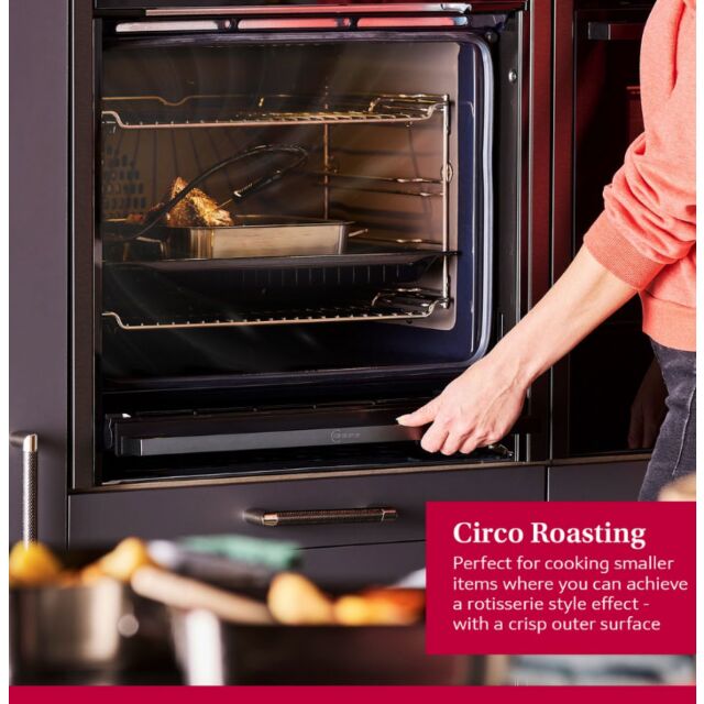 Neff B6ACH7AG7B N 50, Built-in oven, 60 x 60 cm, Graphite-Grey, Slide & Hide, Pyrolytic Oven