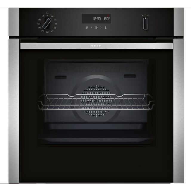 Neff B6ACH7AN7B N 50, Built-in oven, 60 x 60 cm, Stainless steel, Slide & Hide, Pyrolytic Oven