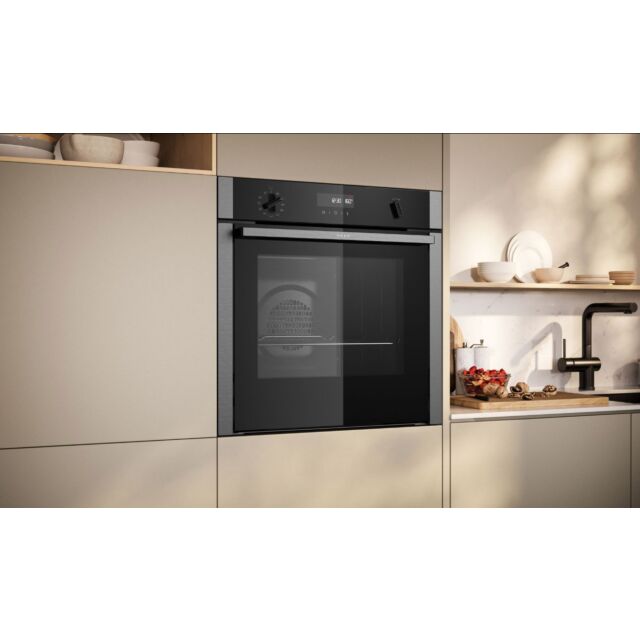 Neff B6ACH7AN7B N 50, Built-in oven, 60 x 60 cm, Stainless steel, Slide & Hide, Pyrolytic Oven