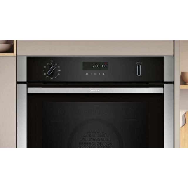 Neff B6ACH7AN7B N 50, Built-in oven, 60 x 60 cm, Stainless steel, Slide & Hide, Pyrolytic Oven