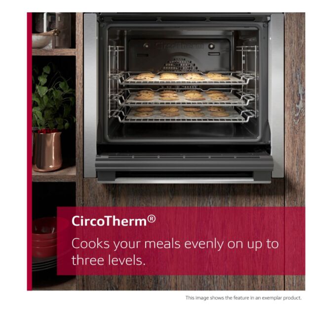 Neff B6ACH7AN7B N 50, Built-in oven, 60 x 60 cm, Stainless steel, Slide & Hide, Pyrolytic Oven