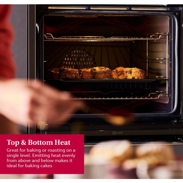 Neff B6ACH7AN7B N 50, Built-in oven, 60 x 60 cm, Stainless steel, Slide & Hide, Pyrolytic Oven
