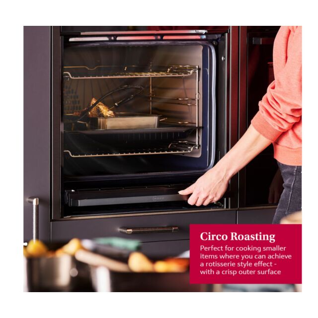 Neff B6ACH7AN7B N 50, Built-in oven, 60 x 60 cm, Stainless steel, Slide & Hide, Pyrolytic Oven