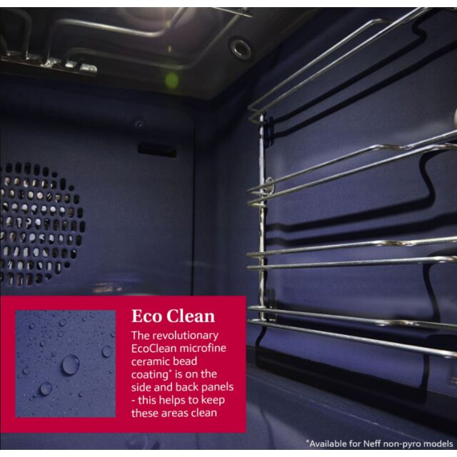 Neff B6ACH7AN7B N 50, Built-in oven, 60 x 60 cm, Stainless steel, Slide & Hide, Pyrolytic Oven