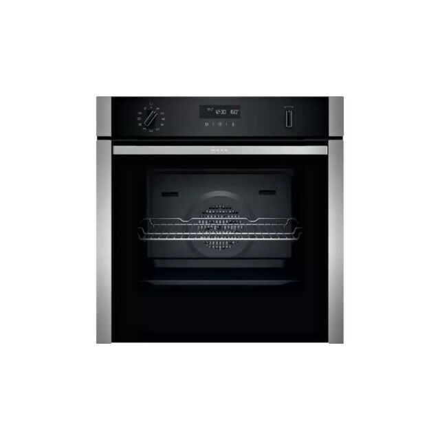 Neff B6ACH7HH0B  Slide+Hide door, N 50, Built-in oven, 60 x 60 cm, Stainless steel