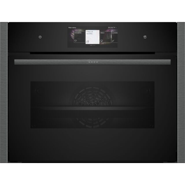 Neff C24FT53G0B Electronic N 90 Built-in compact oven with steam function - 60 x 45 cm - Graphite-Grey