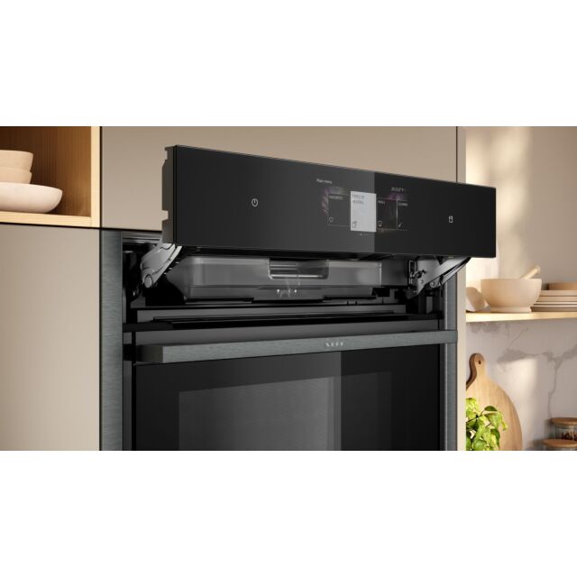 Neff C24FT53G0B Electronic N 90 Built-in compact oven with steam function - 60 x 45 cm - Graphite-Grey