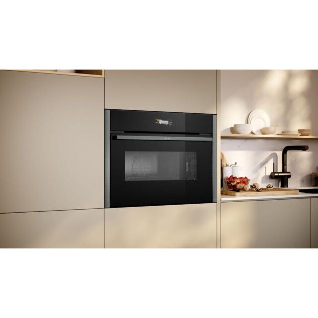 Neff C24MR21G0B Built In Compact Oven with microwave function