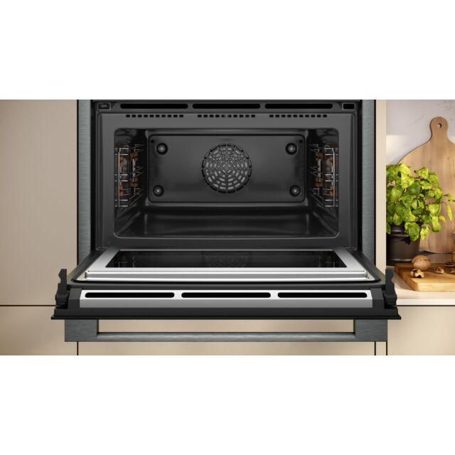 Neff C24MT73G0B N90, Built-in compact oven with microwave function, 60 x 45 cm, Graphite-Grey