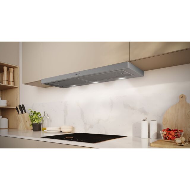 Neff D49ED22N1B 90cm wide, Logo design handle, 3 speed + 1 Intensive, Easy Electronic Controls, LED 