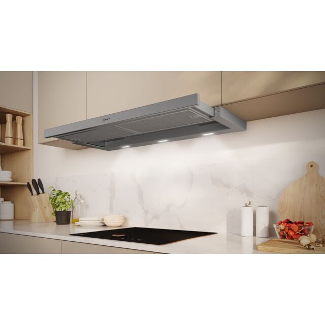Neff D49ED22N1B 90cm wide, Logo design handle, 3 speed + 1 Intensive, Easy Electronic Controls, LED 