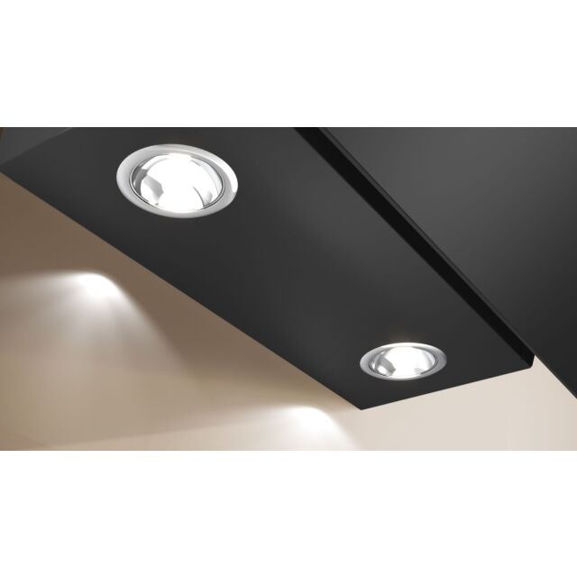 Neff D63IDK1S0B N 30, Wall-mounted cooker hood, 60 cm, clear glass black printed