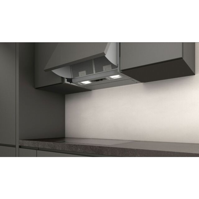 Neff D64MAC1X0B 60cm, 3 speed, push buttons, LED lights, high extraction rate. Recirculating Filter: