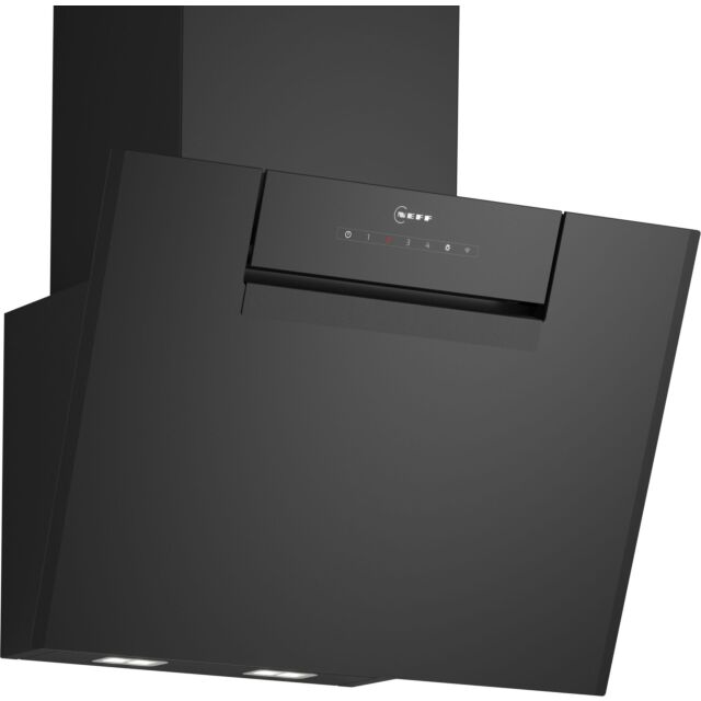 Neff D65IFN1S0B N 50, Wall-mounted cooker hood, 60 cm, clear glass black printed