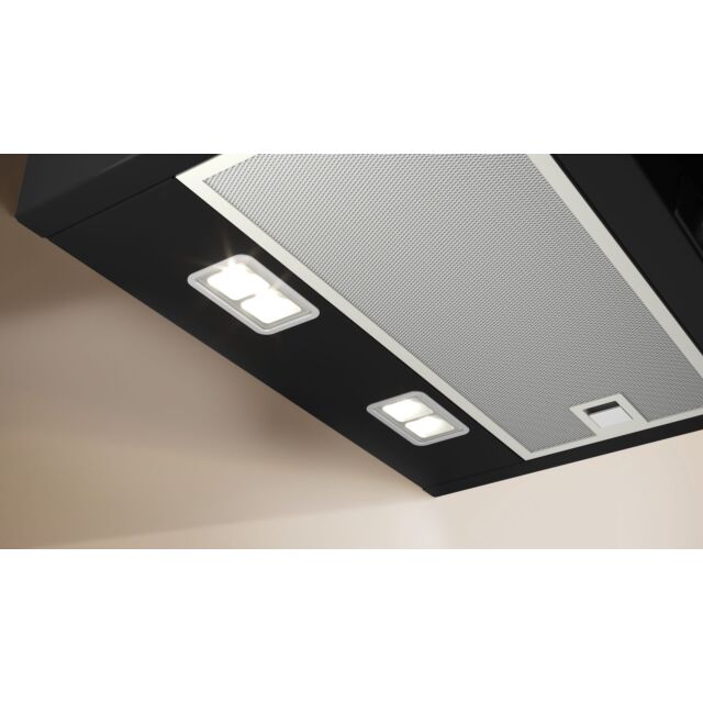Neff D65IFN1S0B N 50, Wall-mounted cooker hood, 60 cm, clear glass black printed