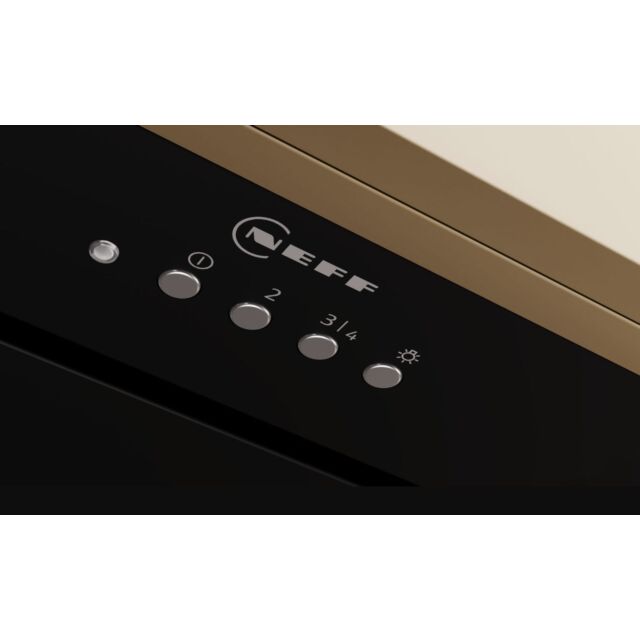 Neff D75NAC1S0B 70cm, 3 speeds + intensive, LED lights. Optional Standard Recirculation Kit Z5135X3